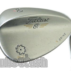 Titleist Vokey SM5 Tour Chrome K Grind Wedge 60.10 LOB 60*  #35317