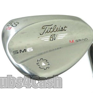 Titleist Vokey SM6 Tour Chrome M Grind Wedge 58.08 Sand/Lob 58*  #35321