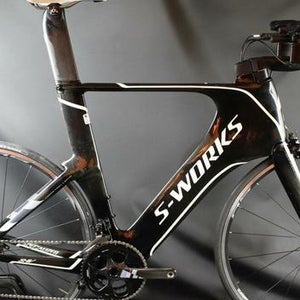 2012 Specialized S-Works Shiv Tri Carbon Sram Red Shimano Wheels Size: XL