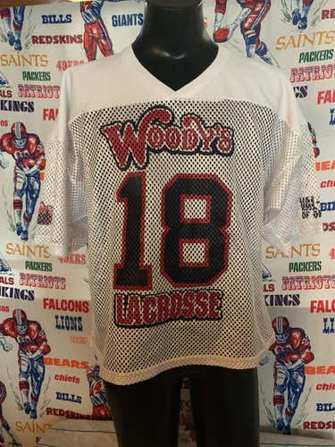 Vintage Woodys Lacrosse Mesh Jersey 2XL XXL