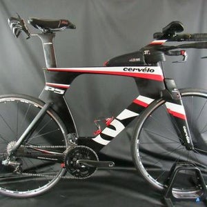 2013 Cervelo P5 TT/Triathlon Dura Ace Di2 10 SPD Quarq Power Meter Size:58
