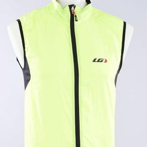 Louis Garneau Nova Cycling Vest Mens XS Hi Viz Yellow