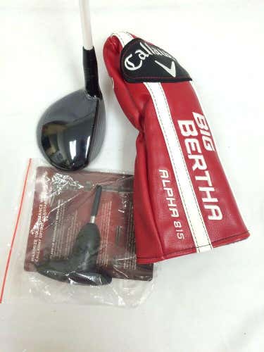 NEW! Callaway Big Bertha Alpha 815 18° Fairway Wood w/ HC & Tool Speeder Stiff F