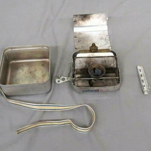 Vintage Optimus Sweden Model 99 Compact Gasoline Camp Stove COMPLETE GREAT LOOK