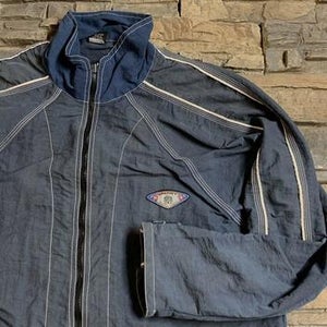 VTG Bad Face International Windbreaker Jacket 1990s Nylon Mens Large