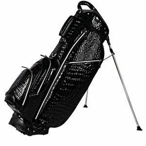 NEW * OUUL ALLIGATOR BLACK 5 Way Divider STAND CARRY Golf Bag No Trades