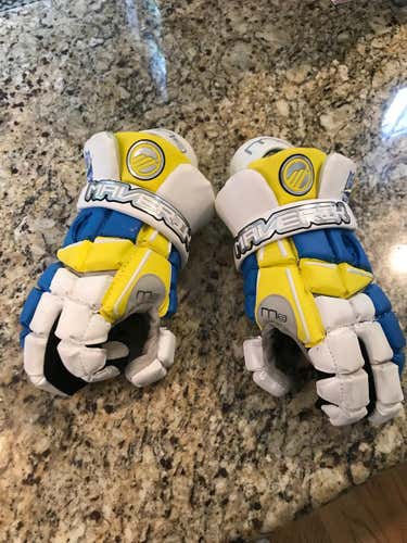Maverik M3 Lacrosse Gloves 13'' (worn only a few times)