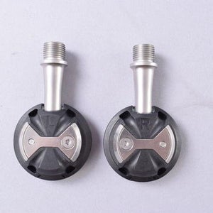 Speedplay Zero Aero Stainless Pedals 50mm Black/Silver Road Bike Cycling