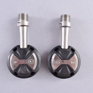 Speedplay Zero Aero Stainless Pedals 56mm Black/Silver Road Bike Cycling
