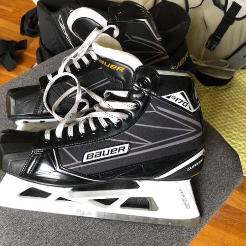 New Supreme S170 Hockey Goalie Skates Senior Size 11