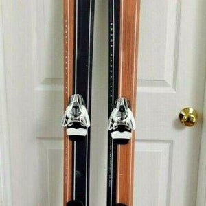 SWEET DADDY SKIS SIZE 185 CM WITH SALOMON BINDINGS