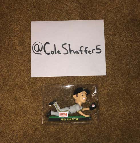 Andy Van Slyke Pittsburgh Pirates Bobblehead (Only been opened once for pictures)
