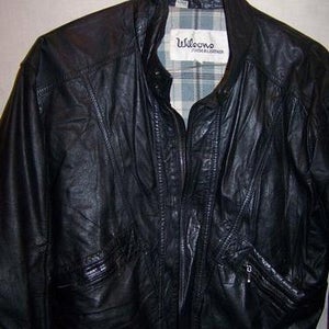 Vintage Wilsons Leather Cafe Jacket, Men's 38 Small