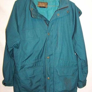 Vintage Eddie Bauer Poly Cotton Hooded Parka Jacket, Men's Large