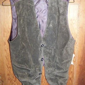 Wilsons Suede Leather Vest, Women's XLarge XL, NWT