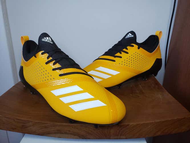 Adidas Adizero 5-Star 7.0 Low Football Cleats Yellow/Black CQ0320 Men Sz 10.5