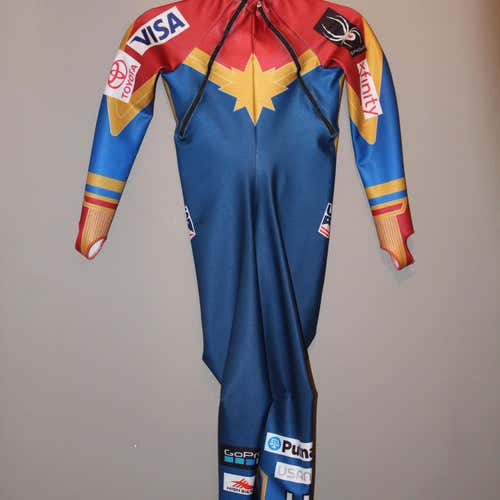 NEW Captain Marvel US Ski Team Women’s DH Suit