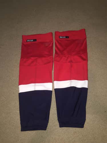 Washington Capitals Ovechkin Used Home Game Socks Size Large