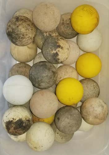 25 Used Assorted Lacrosse Balls