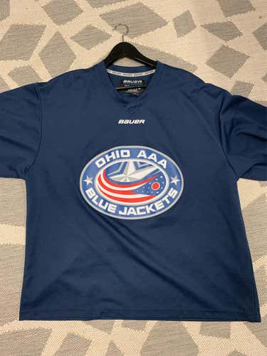 Ohio AAA Blue Jackets Jersey Blue