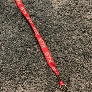 New STX red lanyard