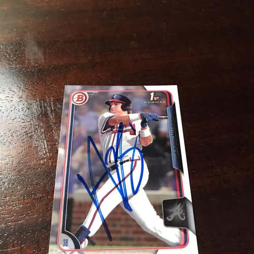 Austin Riley Autographed/Signed Rookie Card
