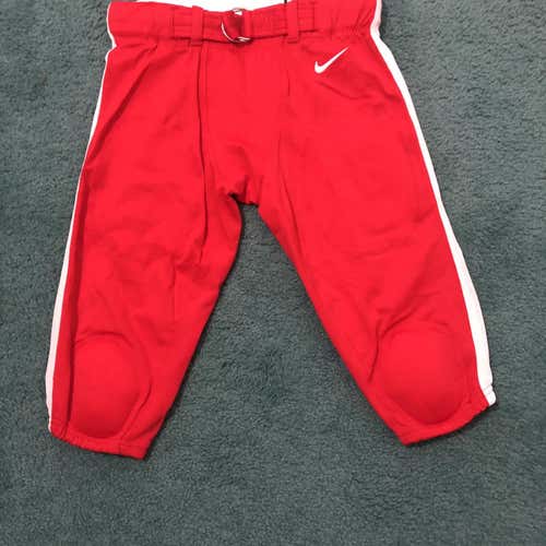 New Nike Knee Padded Football Pant Red White Striped L $85