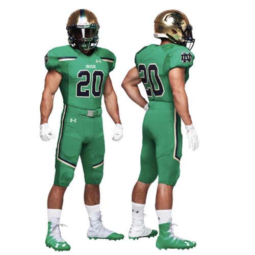 New Under Armour Notre Dame Fighting Irish Football Jersey MENS L
