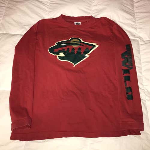 Minnesota Wild Long Sleeve T-Shirt (L)