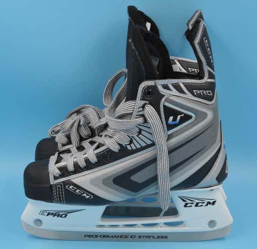 San Jose Sharks Ward CCM U+ Pro Custom Hockey Skates Senior Pro Stock Size 8