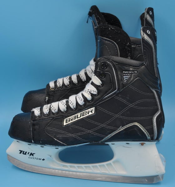 San Jose Sharks Hannan Bauer Nexus 1000 Hockey Skates Senior Pro Stock Size 9.75