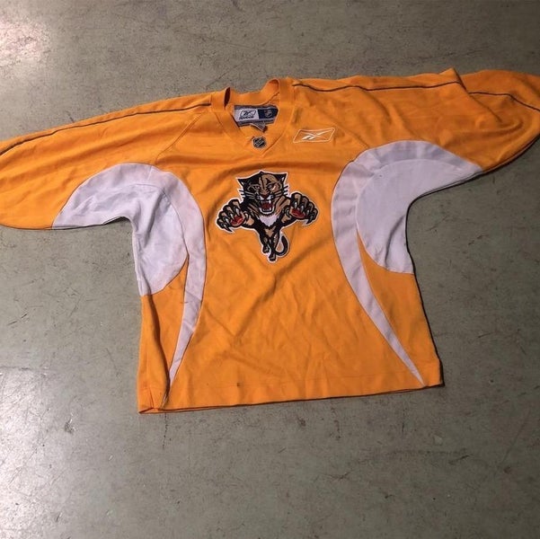 Florida Panthers Yellow Reebok Practice Jersey