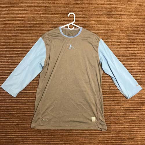 Nike Pro Combat Swingman 3/4 Shirt (XL)
