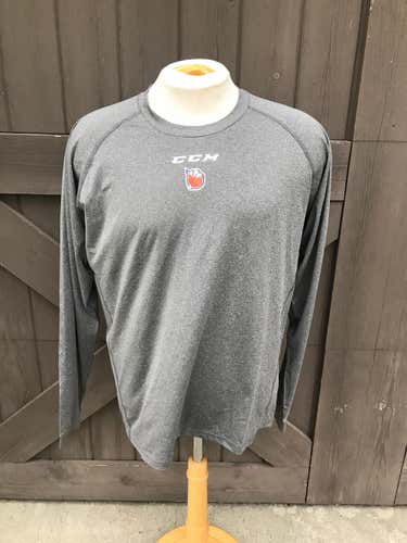 CCM Performance Long Sleeve Loose Fit Training Shirt Bakersfield Condors 8475