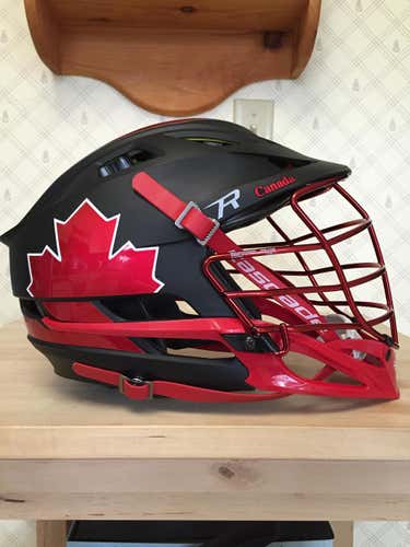 MUST HAVE CANADA NATIONAL HELMET USED IN WORLD GAMES