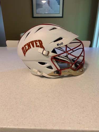 New University of Denver Warrior Evo Helmet