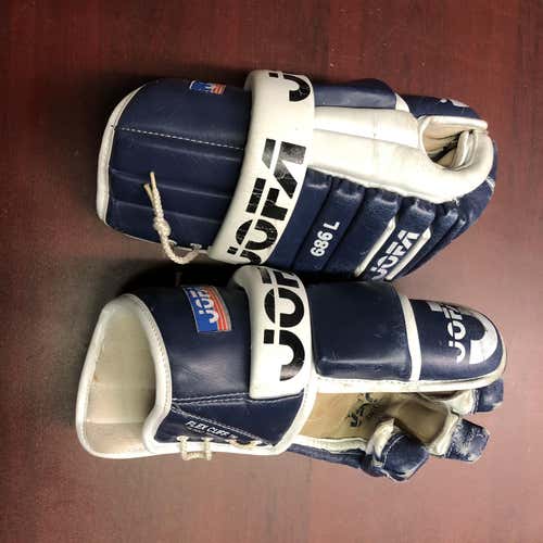 Vintage Jofa 686 L Senior Hockey Gloves