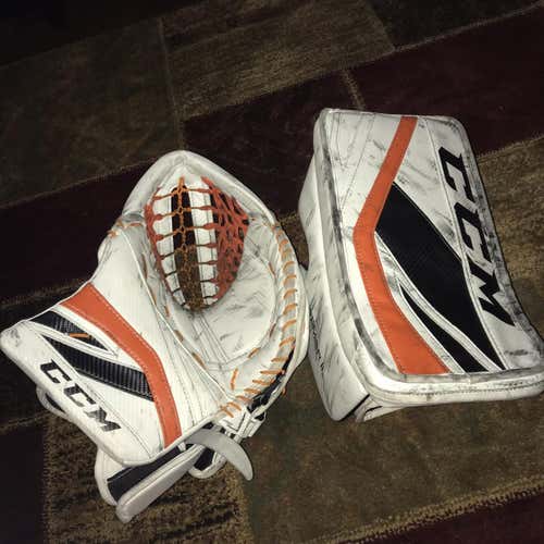 Jeff Glass AHL Return Premier II Pro Goalie Glove & Blocker