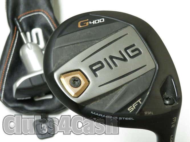 Ping G400 SFT SF Tec Fairway 16* 3 Wood ALTA CB Regular Flex +Cover .. LooK  #35430