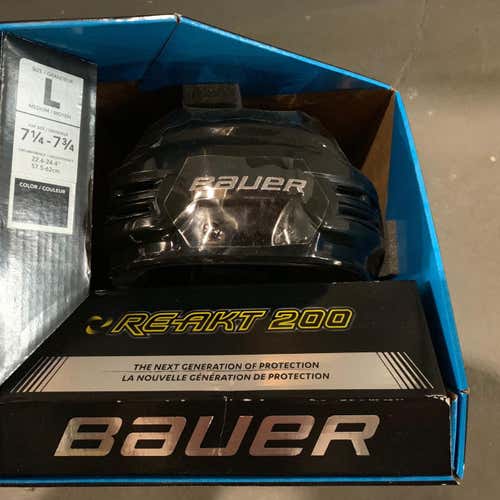 FS: Bauer Re-Akt 200 Helmet, LG, Black