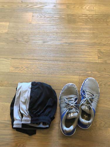Used IMG Academy Lacrosse Practice XL Shorts 2018-2019 + Size 10 IMG Academy Tennis Shoes 2017-2018