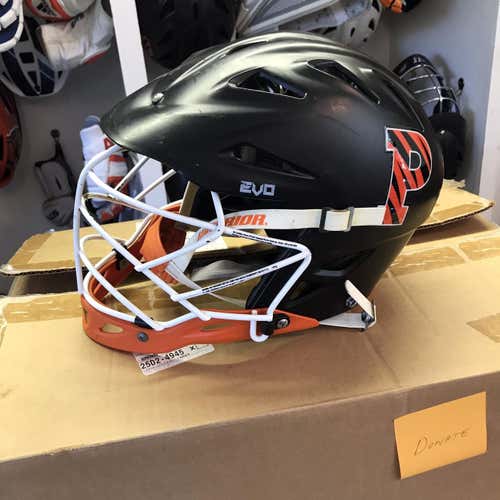 Game Worn Princeton University Evo Helmet
