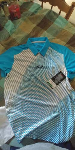 New Oakley golf shirt size large