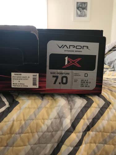 New Bauer Vapor 1X 2.0 Hockey Skates Senior Size 7