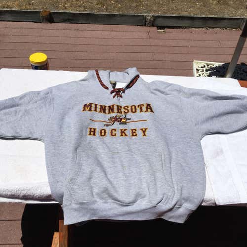 Pro Stock University Of Minnesota Hockey Sweatshirt B2