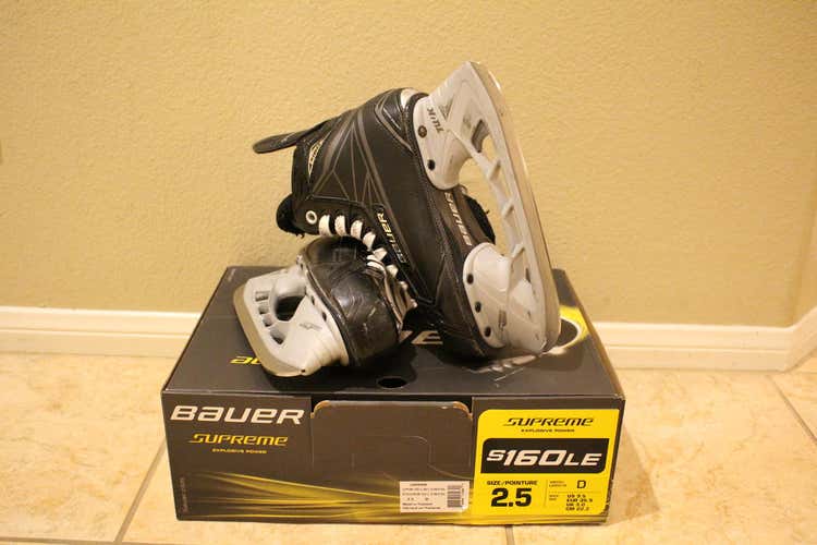 Bauer Supreme S160 Hockey Skates Junior Size 2.5D
