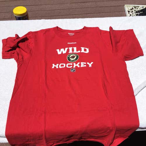 Pro Stock Minnesota Wild Reebok Shirt E10