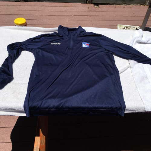 Pro Stock CCM Connecticut Jr. Rangers USPHL NCDC 1/4 Zip E14