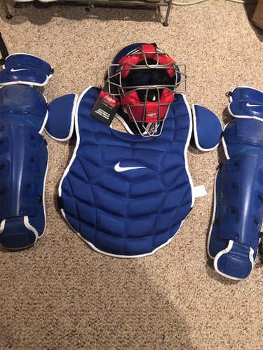 Nike Catcher's Combo Adult Royal Lightly Used