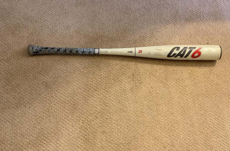 Marucci Cat 6 BBCOR 32 Inch With New Lizard Skin